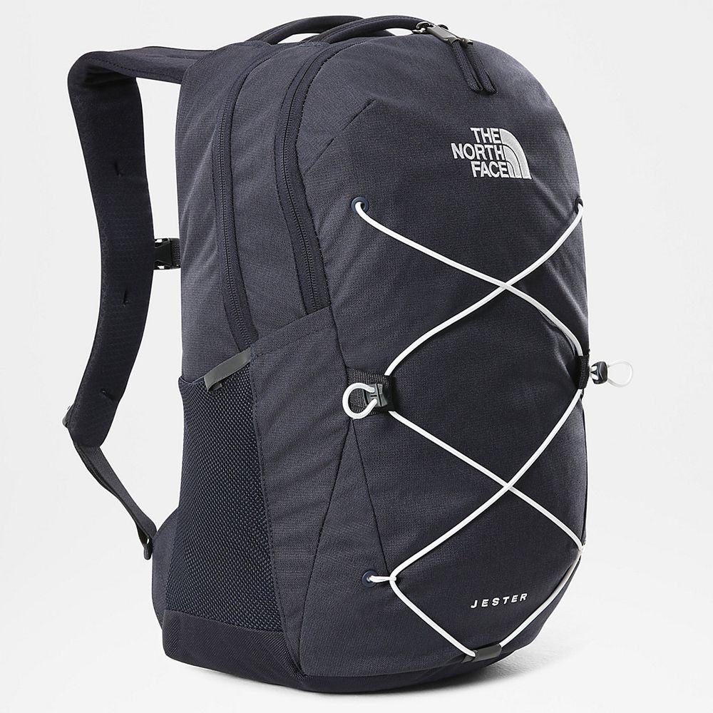 The North Face Backpacks Mens Australia - The North Face Jester Navy / Light White (PTU-942685)